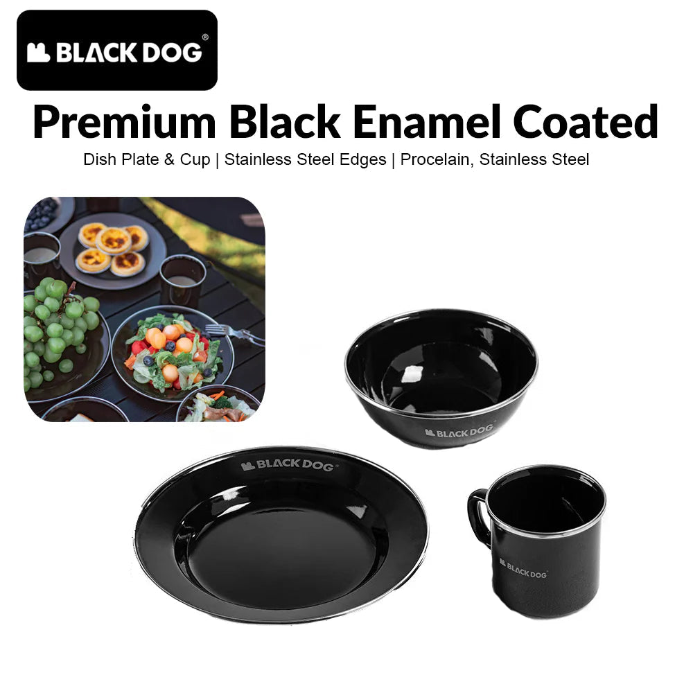 Blackdog Thick Enamel Bowl