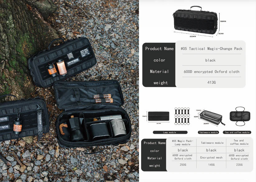 ShineTrip Tactical Magic Change Pack Black (SHI90)