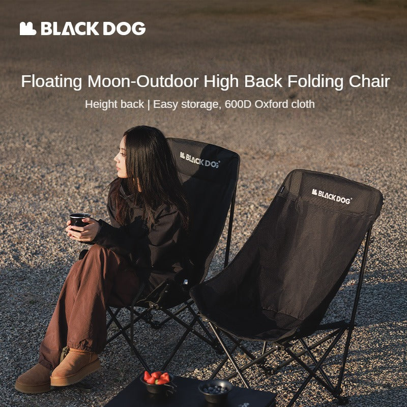Blackdog Floating Moon Thickened Outdoor High Back Folding Chair