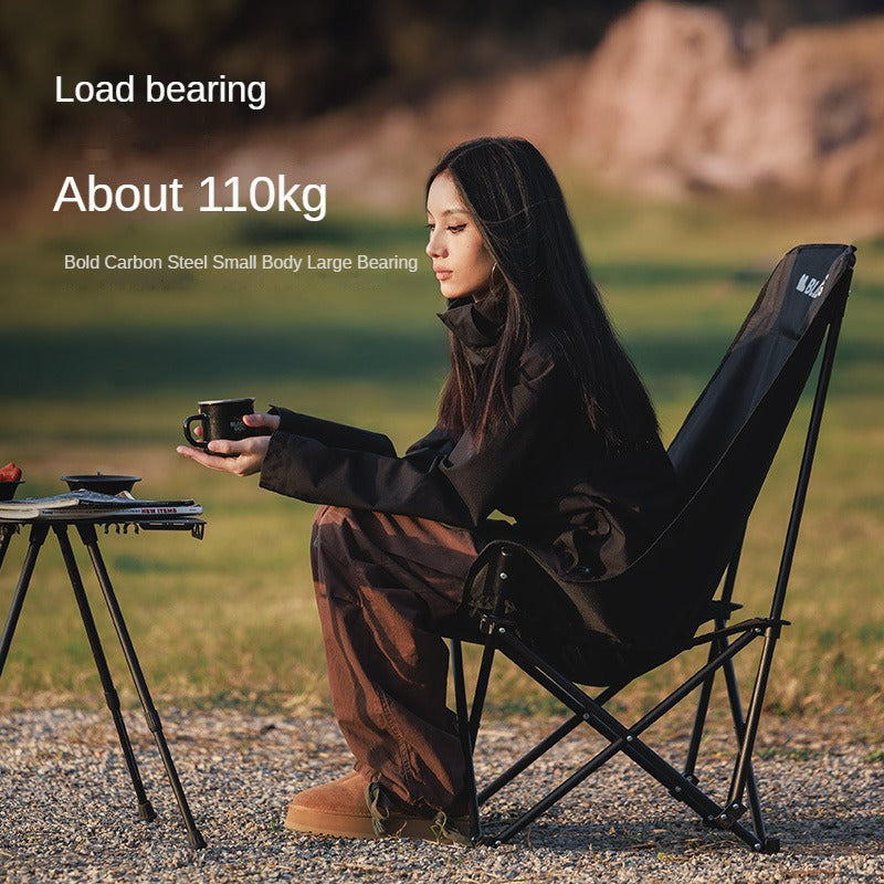 Blackdog Floating Moon Thickened Outdoor High Back Folding Chair