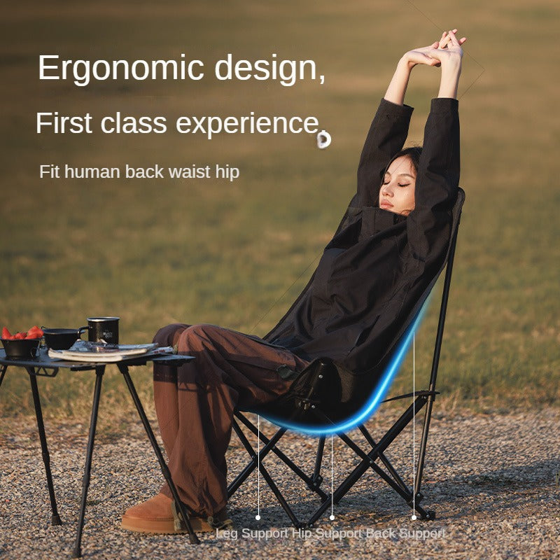 Blackdog Floating Moon Thickened Outdoor High Back Folding Chair