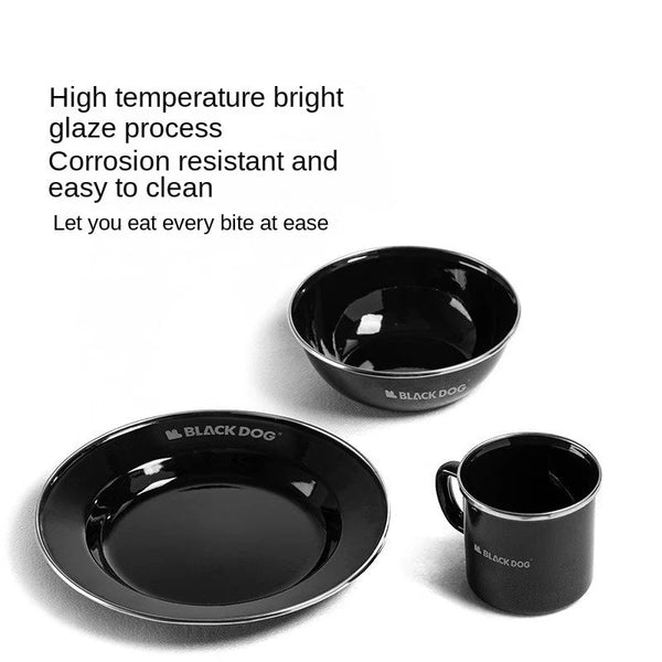 Blackdog Thick Enamel Bowl