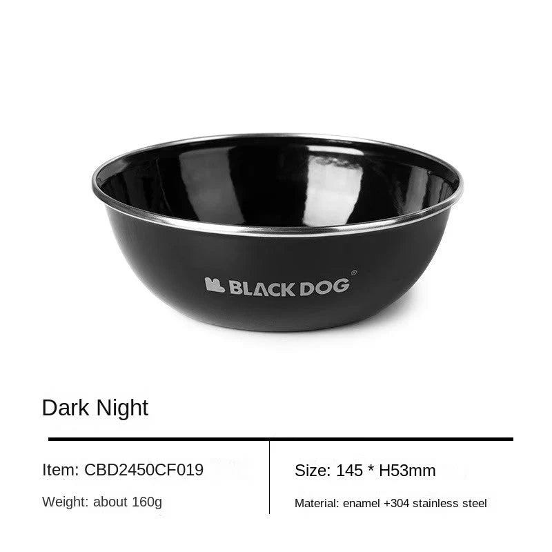 Blackdog Thick Enamel Bowl