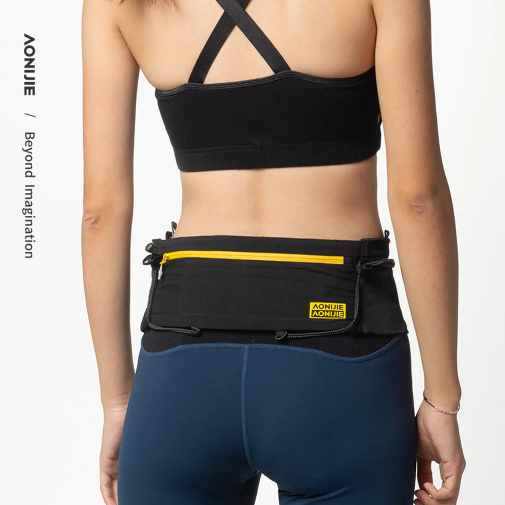 AONIJIE Zipper Design Running Waist Bag - W8122