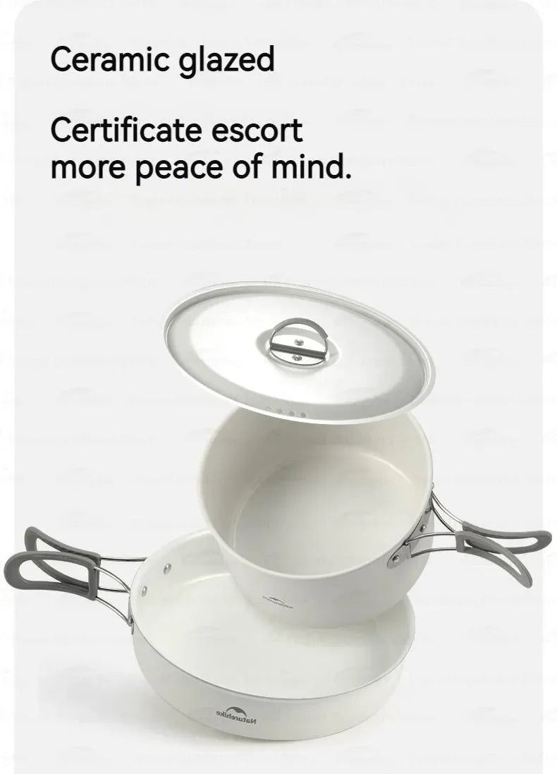 Naturehike Ceramic Non-Stick Pot Set