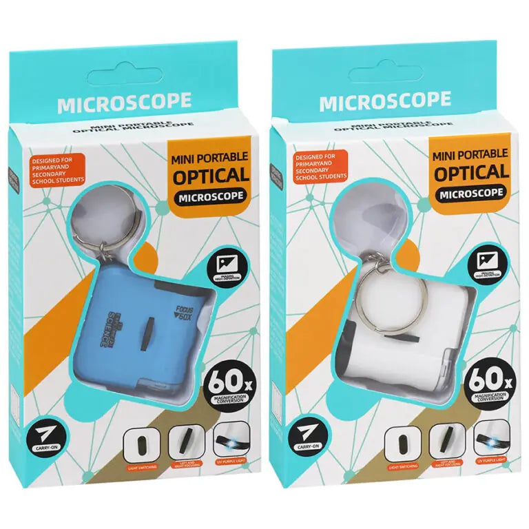 Munkees Mini Microscope Keychain w/ Light