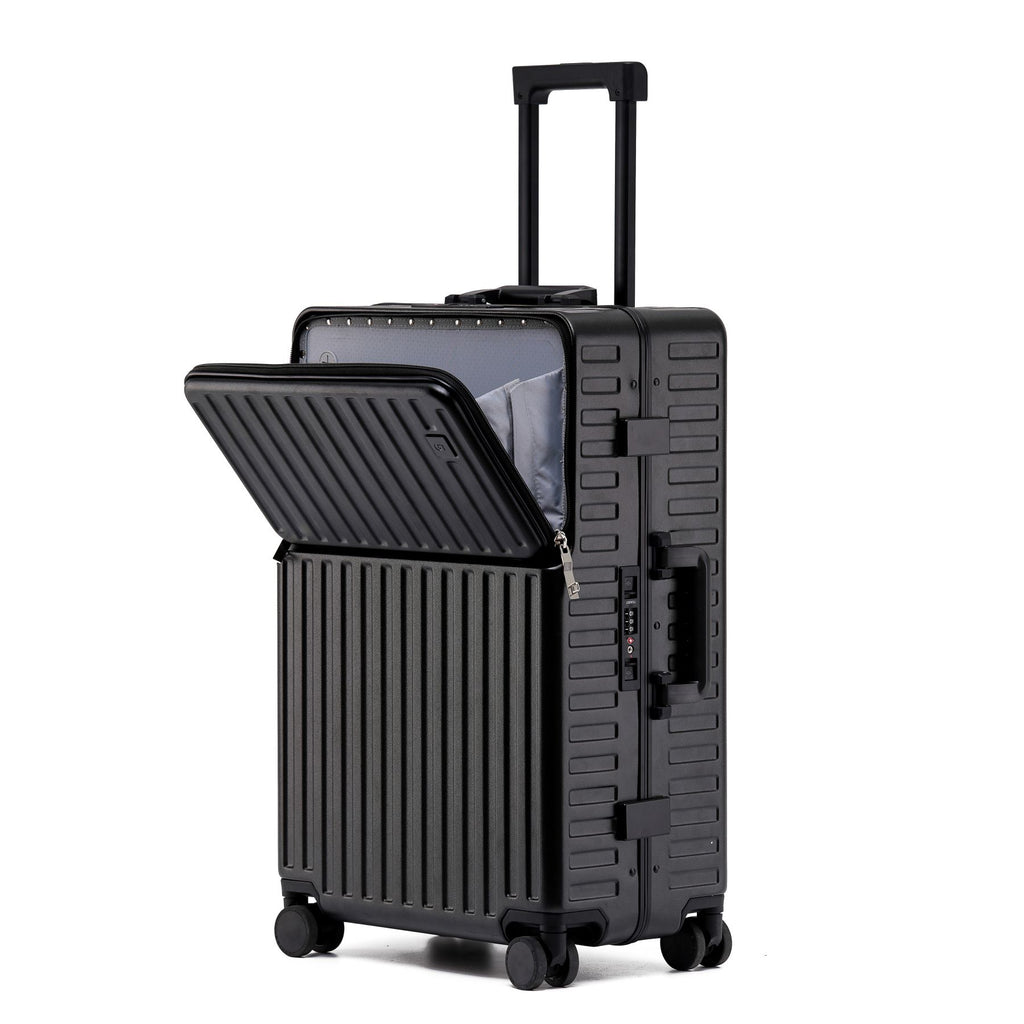 WALKTRIP B001 Zipperless Luggage - Black