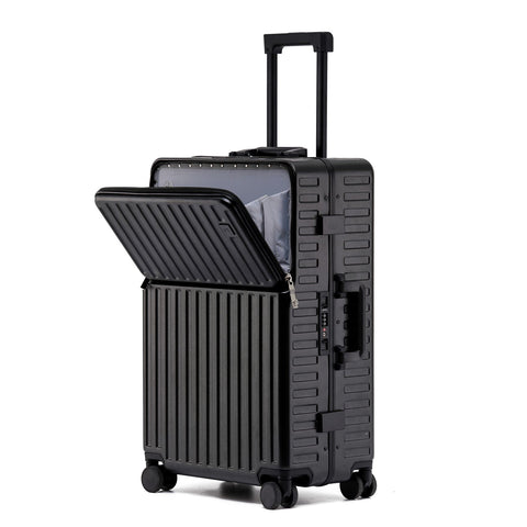 WALKTRIP B001 Zipperless Luggage - Black