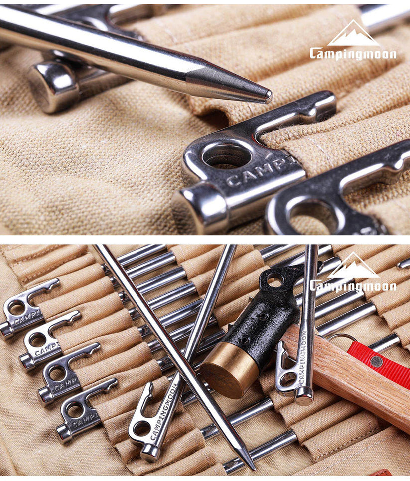 Campingmoon Stainless Steel Tent Peg