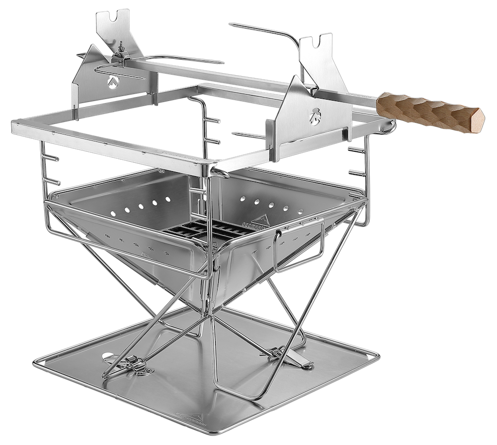 Campingmoon BBQ Rotating Rotisserie Rack