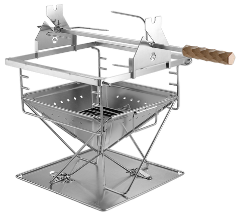 Campingmoon BBQ Rotating Rotisserie Rack