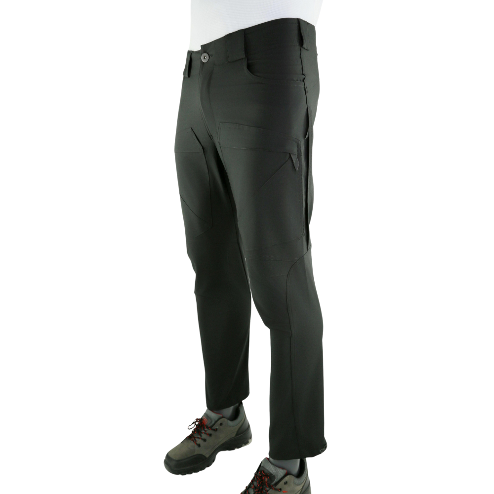 KongurTagh 81029 Cargo Multi-Pocket Pants - Black