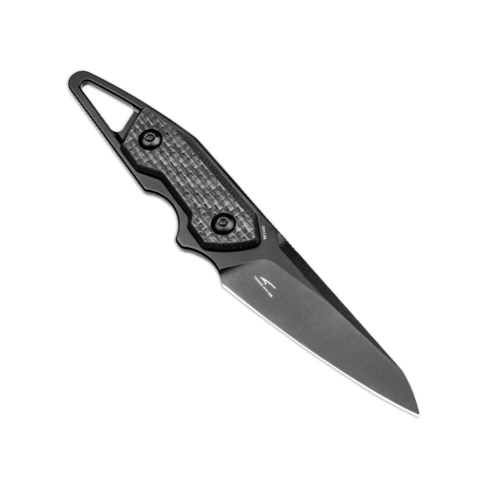 KIZER Groom D2 Blade Carbon Fiber Handle 6.76"