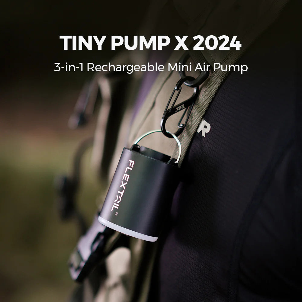Flextail Tiny Pump X 2024 - 3-in-1 Rechargeable Mini Air Pump