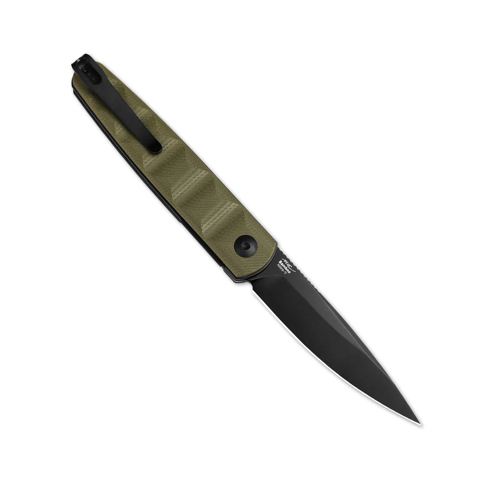 KIZER Bamboo Nitro-V Blade G10 OD Handle Liner Lock 2.99"