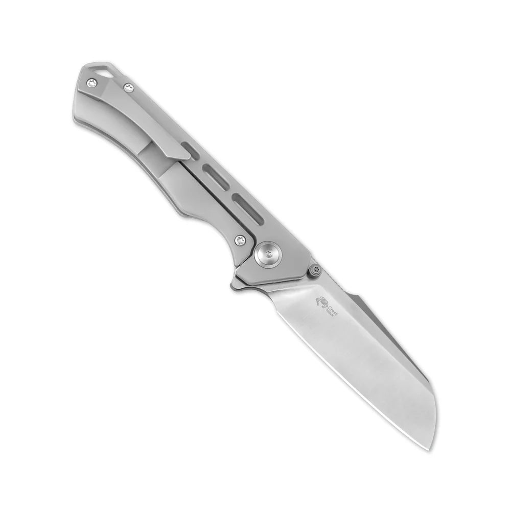 KIZER Crest S35VN Blade Titanium Handle Frame Lock 3.05"