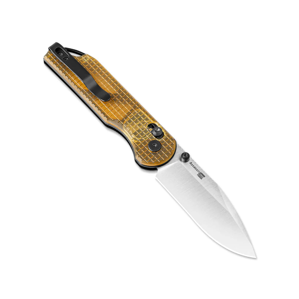 KIZER Assassin NItro-V Blade Satin Pei & Clutch Lock 2.99"