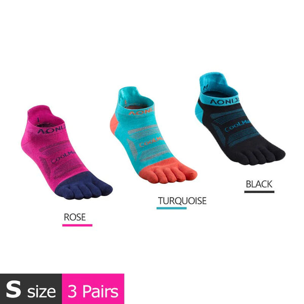 AONIJIE Five Fingers Socks 3/PK