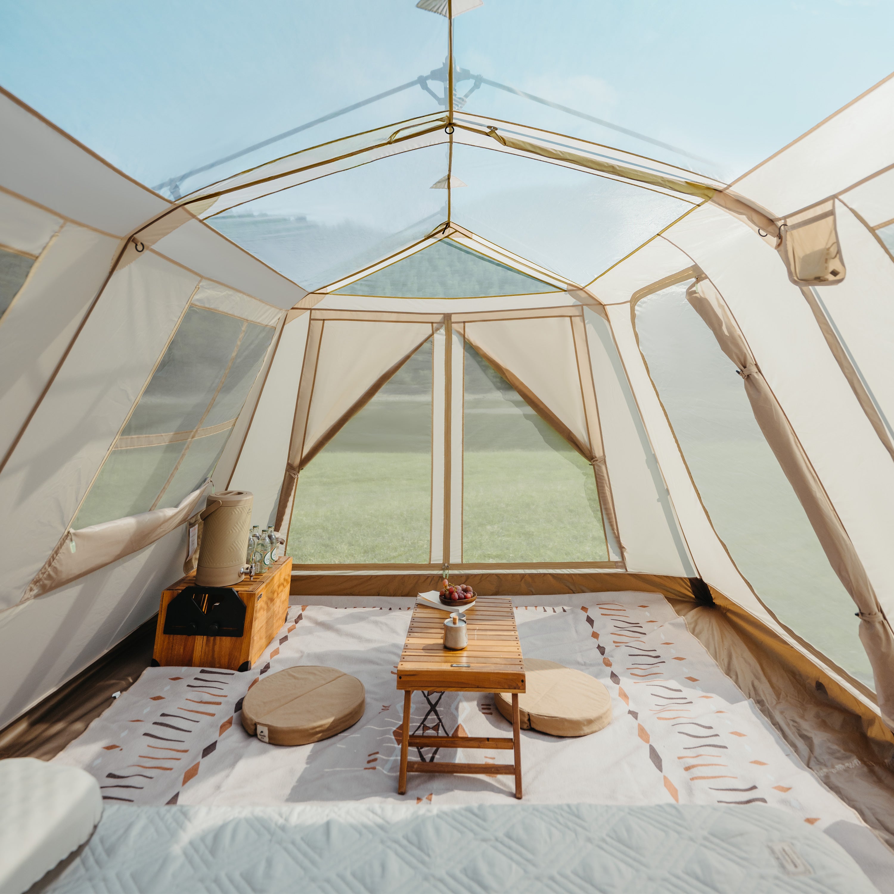 Naturehike Village 13 Automatic Tent TiBlack Flagship – Dark Brown