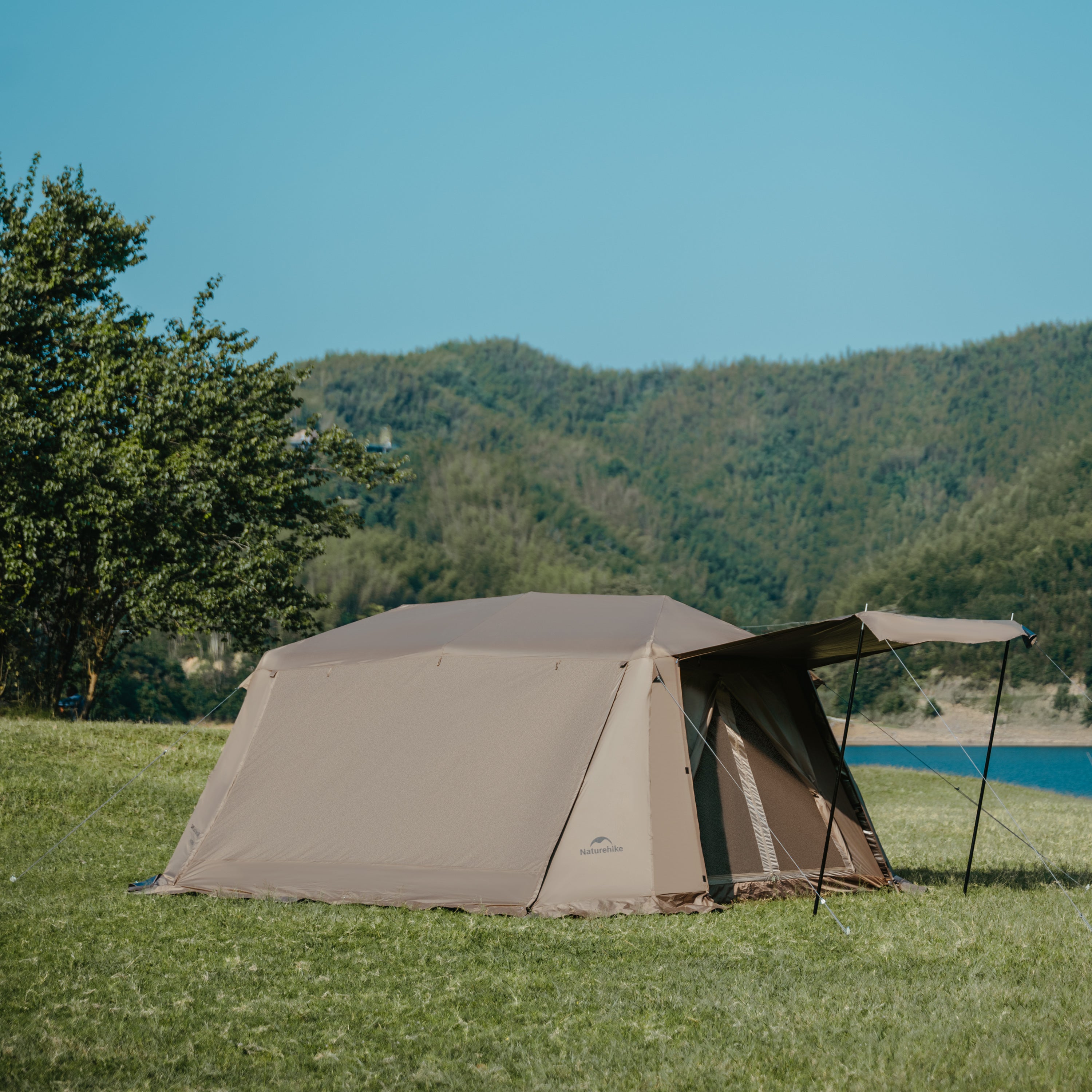 Naturehike Village 13 Automatic Tent TiBlack Flagship – Dark Brown