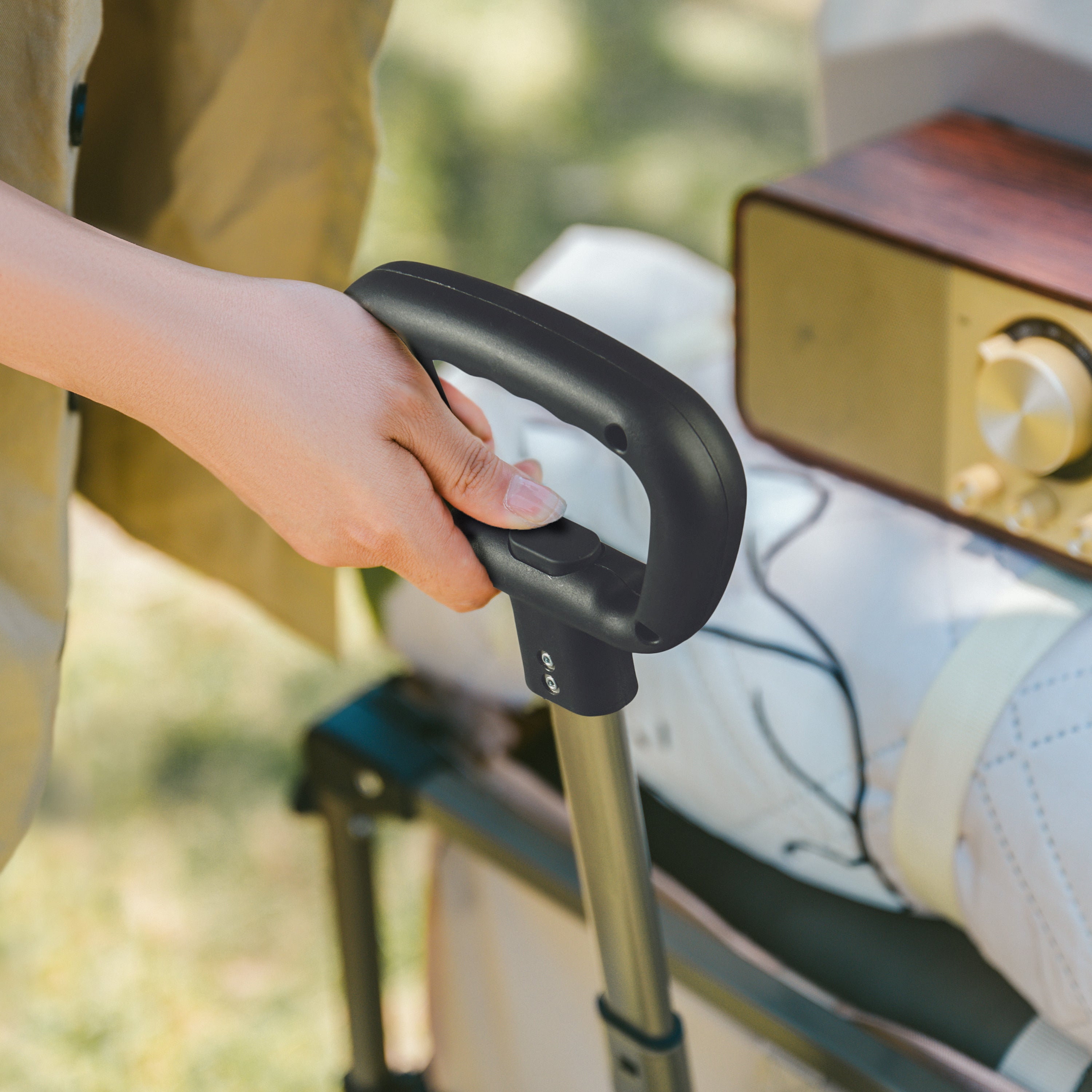 Naturehike Light Folding Camping Cart - Linen Brown