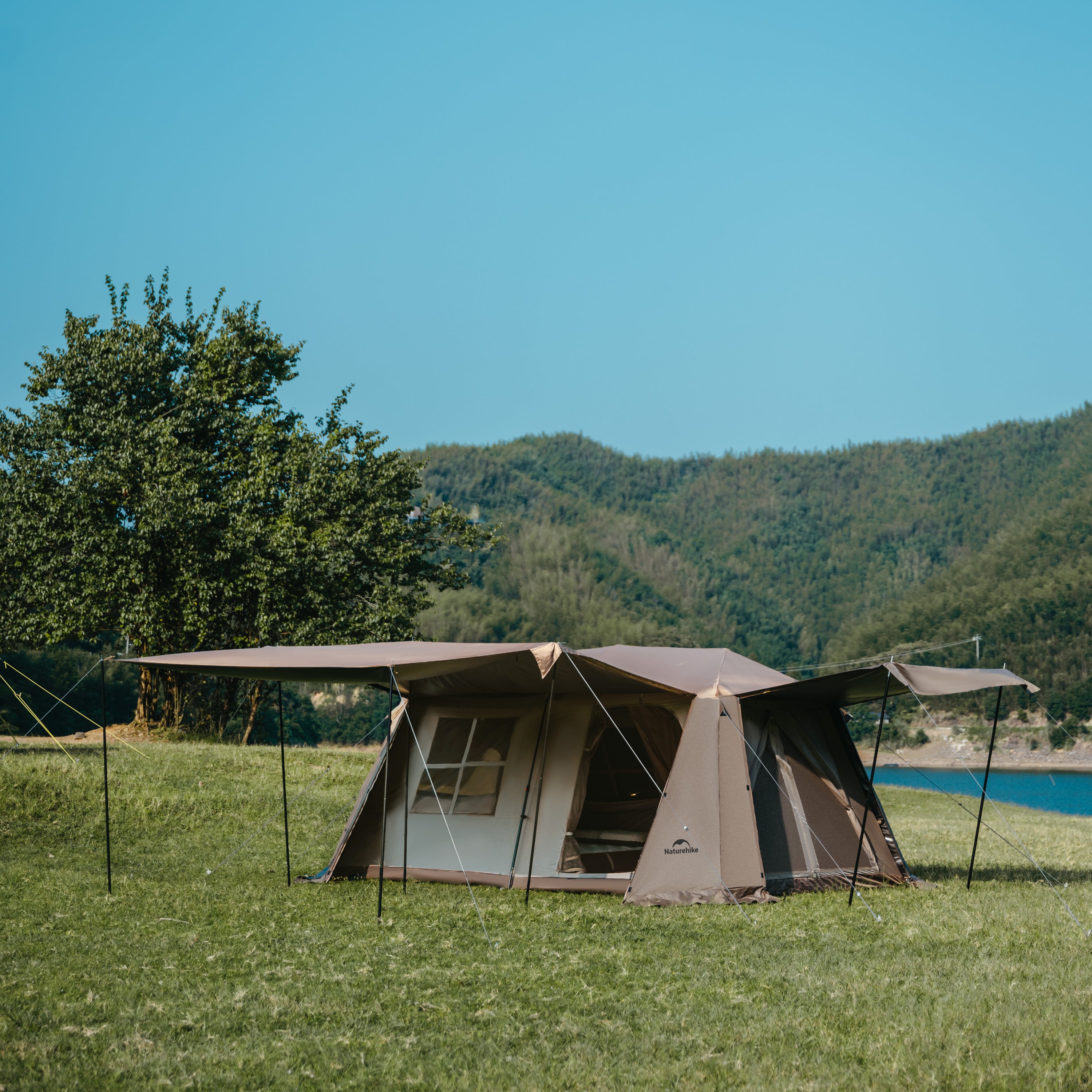 Naturehike Village 13 Automatic Tent TiBlack Flagship – Dark Brown
