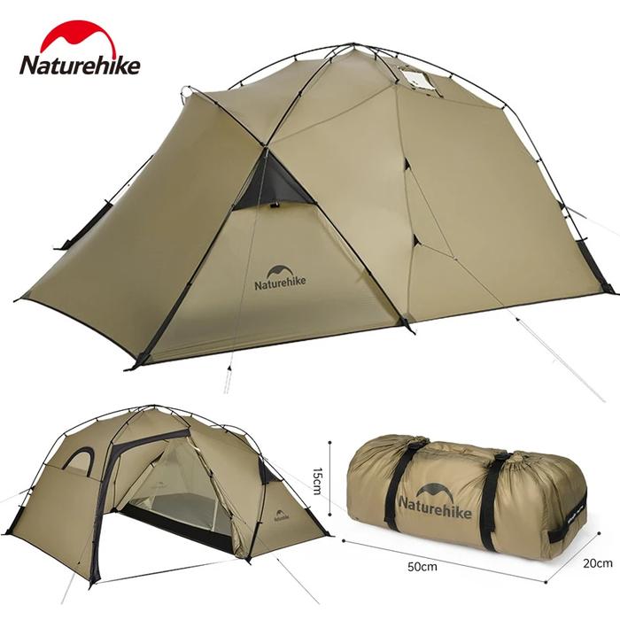 Naturehike Massif Solo Tent Moon Rack Sand