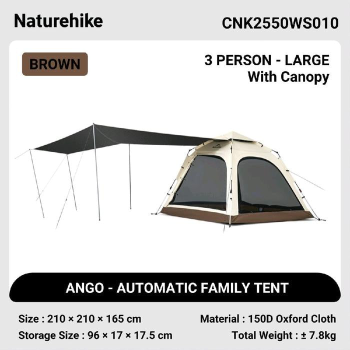 Naturehike Ango Upgraded Automatic Family Tent