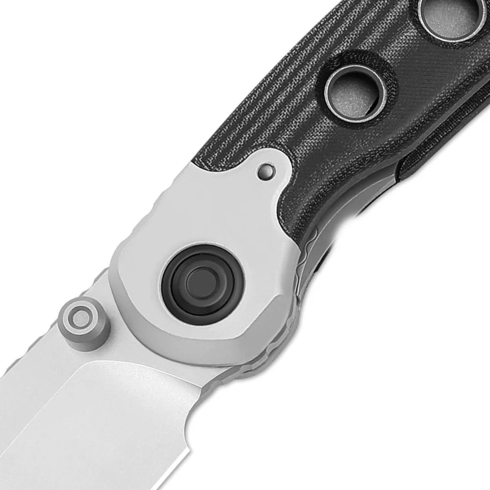 KIZER Pioneer Nitro-V blade Aluminum & Micarta Handle Liner Lock 3.2"