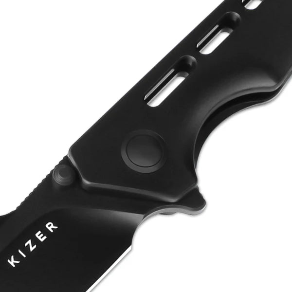 KIZER Crest CPM S35VN Blade Titanium Handle Frame Lock 3.4"