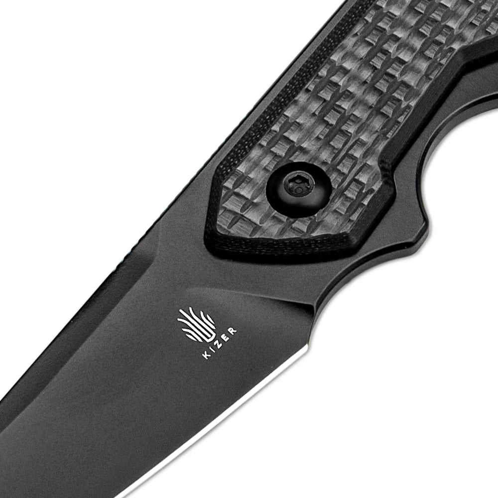 KIZER Groom D2 Blade Carbon Fiber Handle 6.76"