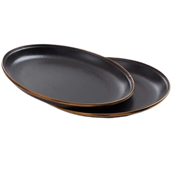 BAREBONES Enamel Salad Plates 2PK