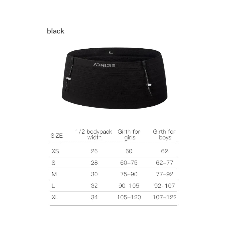 AONIJIE Women Elastic Waist Pack Breathable Waist Pack- W8116