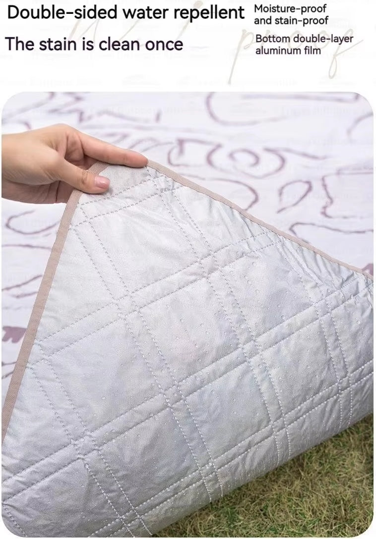 Blackdog Ultrasonic Aluminum Film Picnic Mat BD Flowers