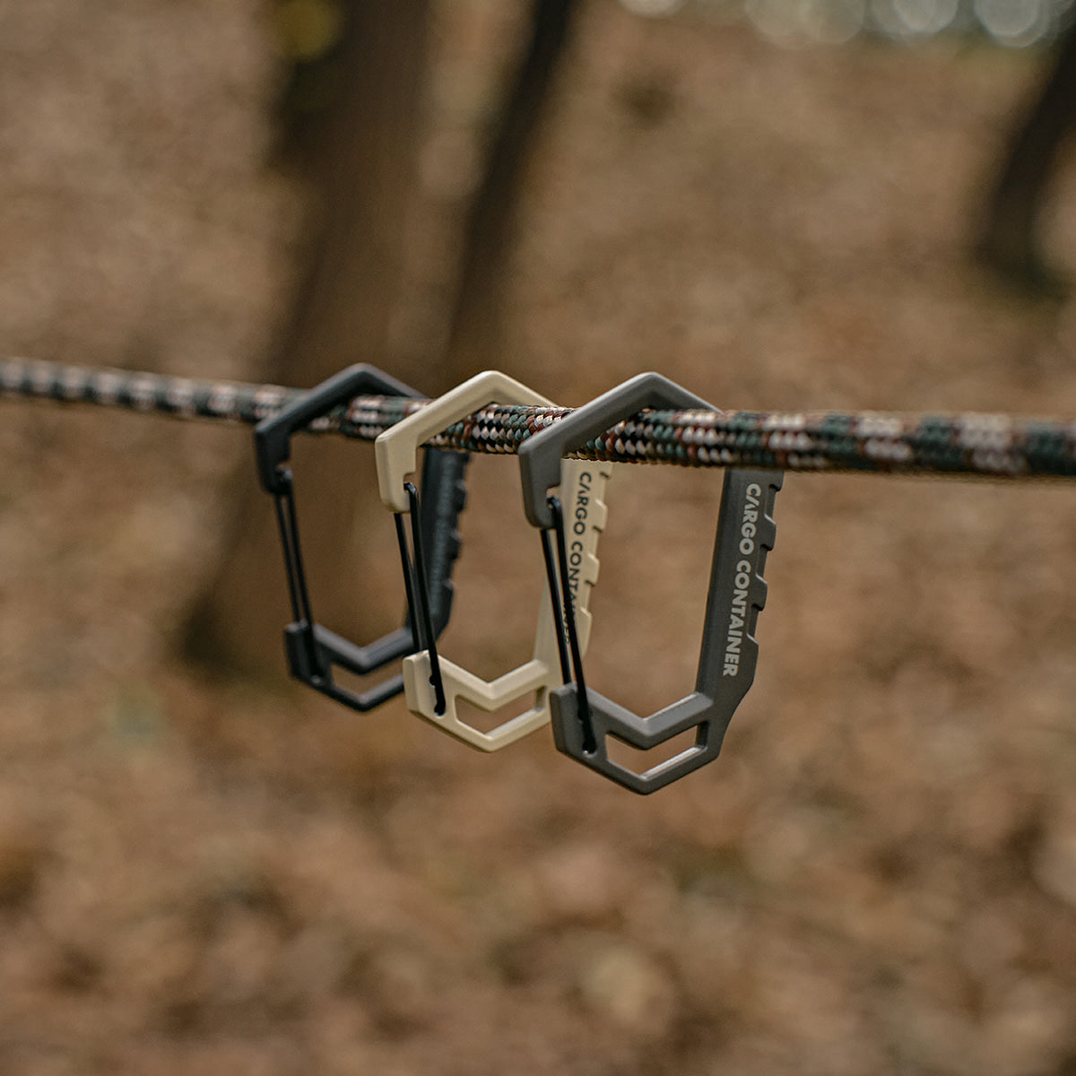 Cargo Container Hard Karabiner D Black