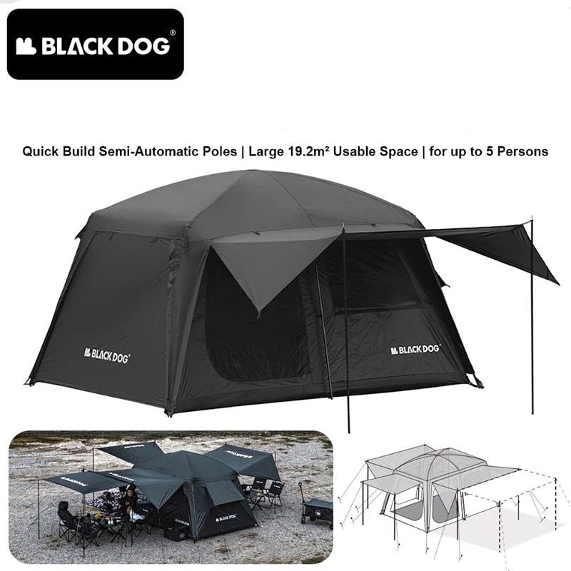 Blackdog Shan Ting 6.8 Quick Opening Tent w/ Extended Canopy