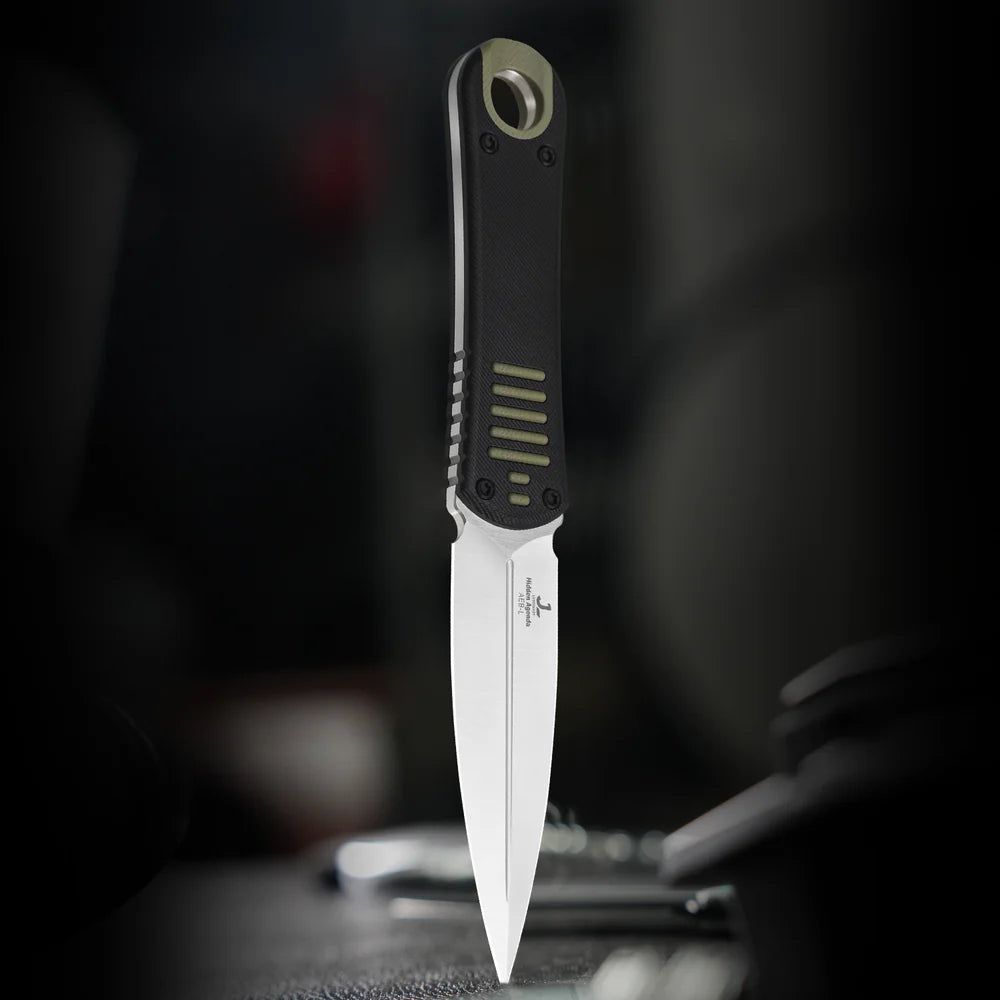 KIZER Hidden Agenda AEB-L Blade Black G10 Handle 3.50"