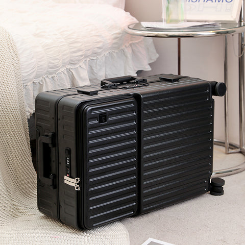 WALKTRIP B001 Zipperless Luggage - Black