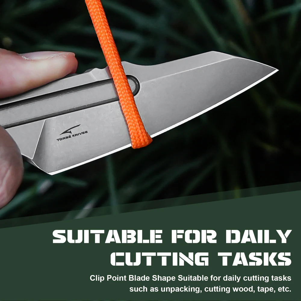 KIZER Cobbler D2 Blade Stone Wash 6.66"