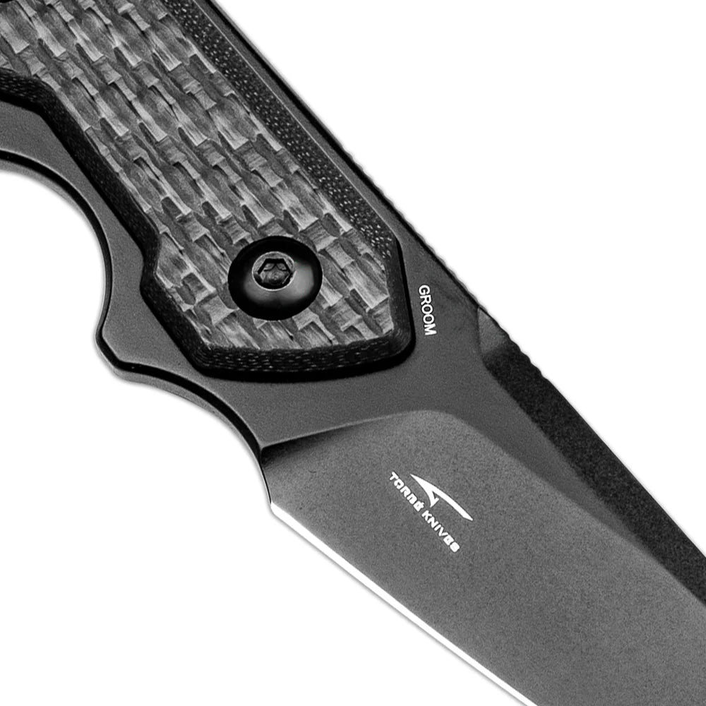 KIZER Groom D2 Blade Carbon Fiber Handle 6.76"