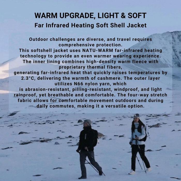 Naturehike Men’s Softshell Jacket – Black