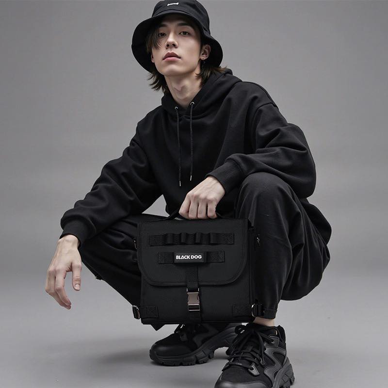 Blackdog Black Legend Message Bag