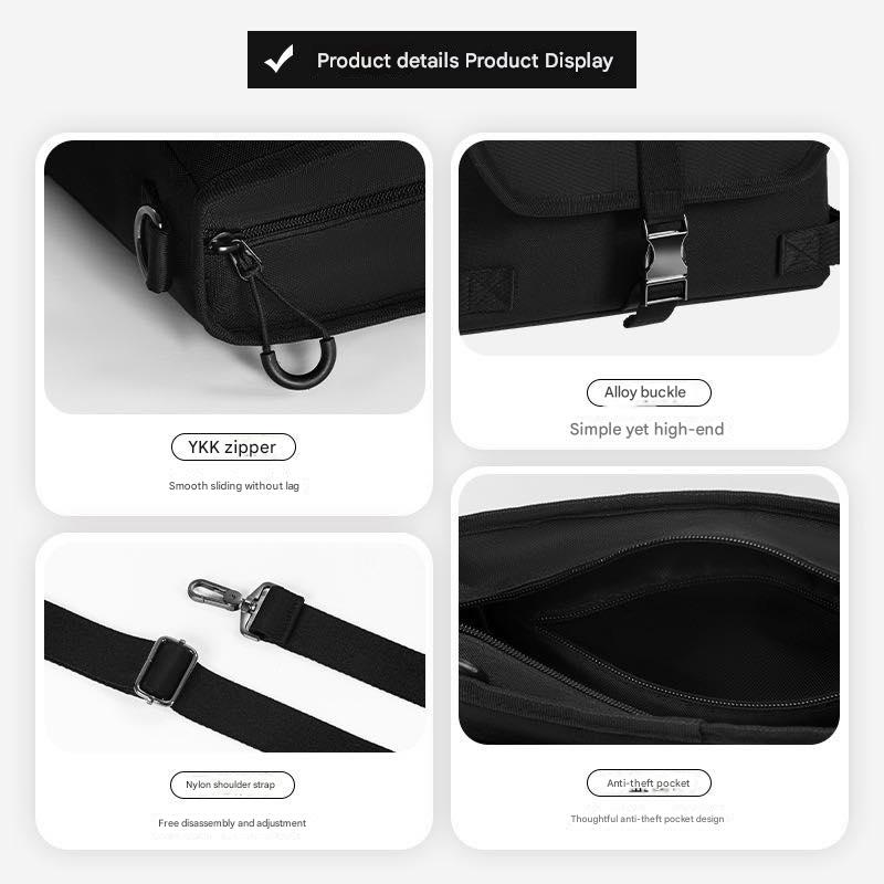 Blackdog Black Legend Message Bag