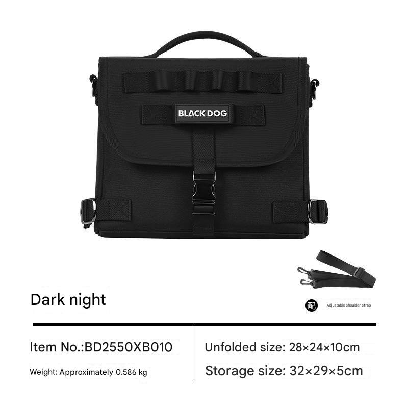 Blackdog Black Legend Message Bag