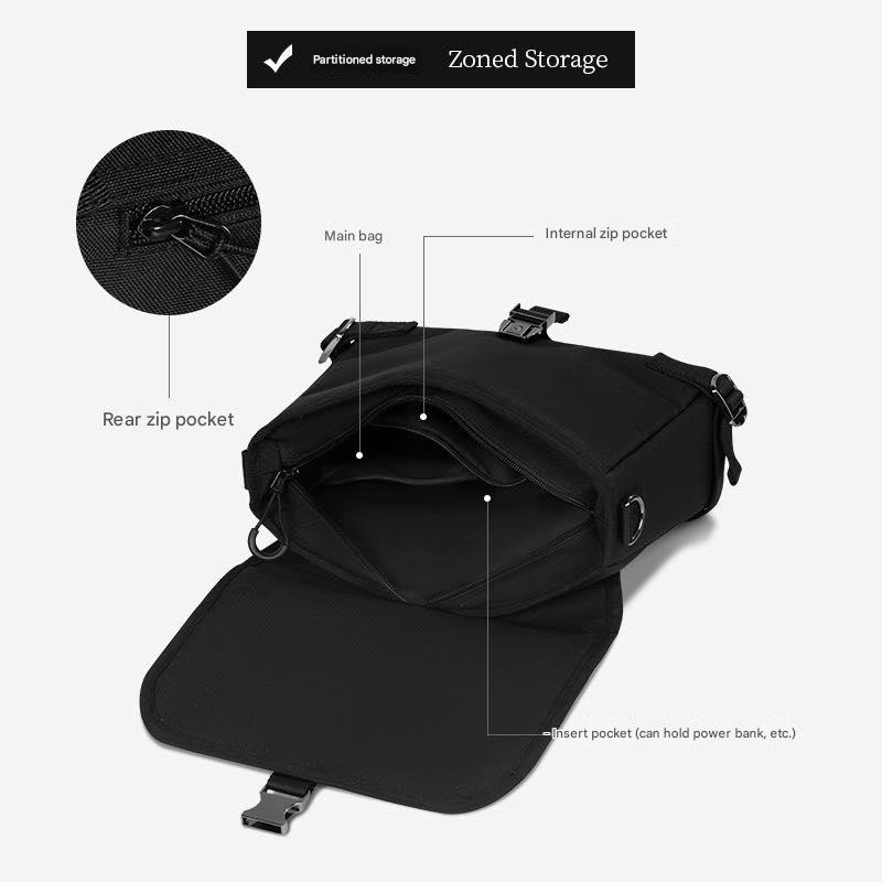 Blackdog Black Legend Message Bag