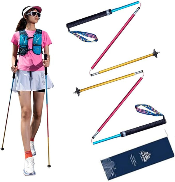 AONIJIE Trekking Pole Gold grey