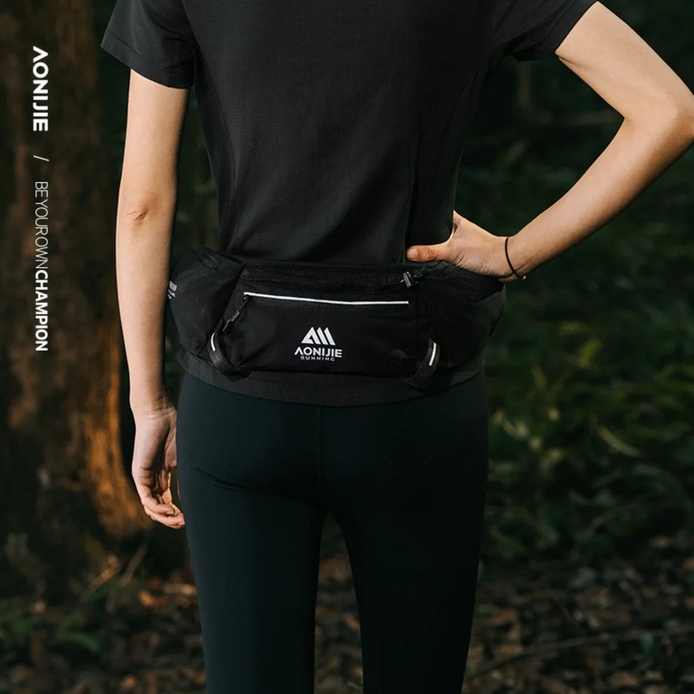 AONIJIE Running Waist Pack w/ 500ml Soft Flask-W8138