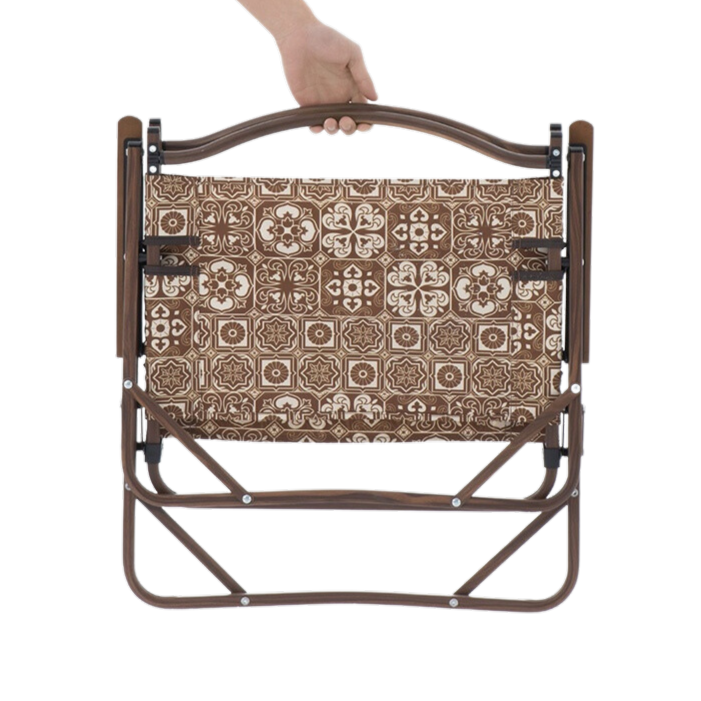 [CLEARANCE] Naturehike MW02 Outdoor Foldable Wooden Grain Aluminum Camping Chair