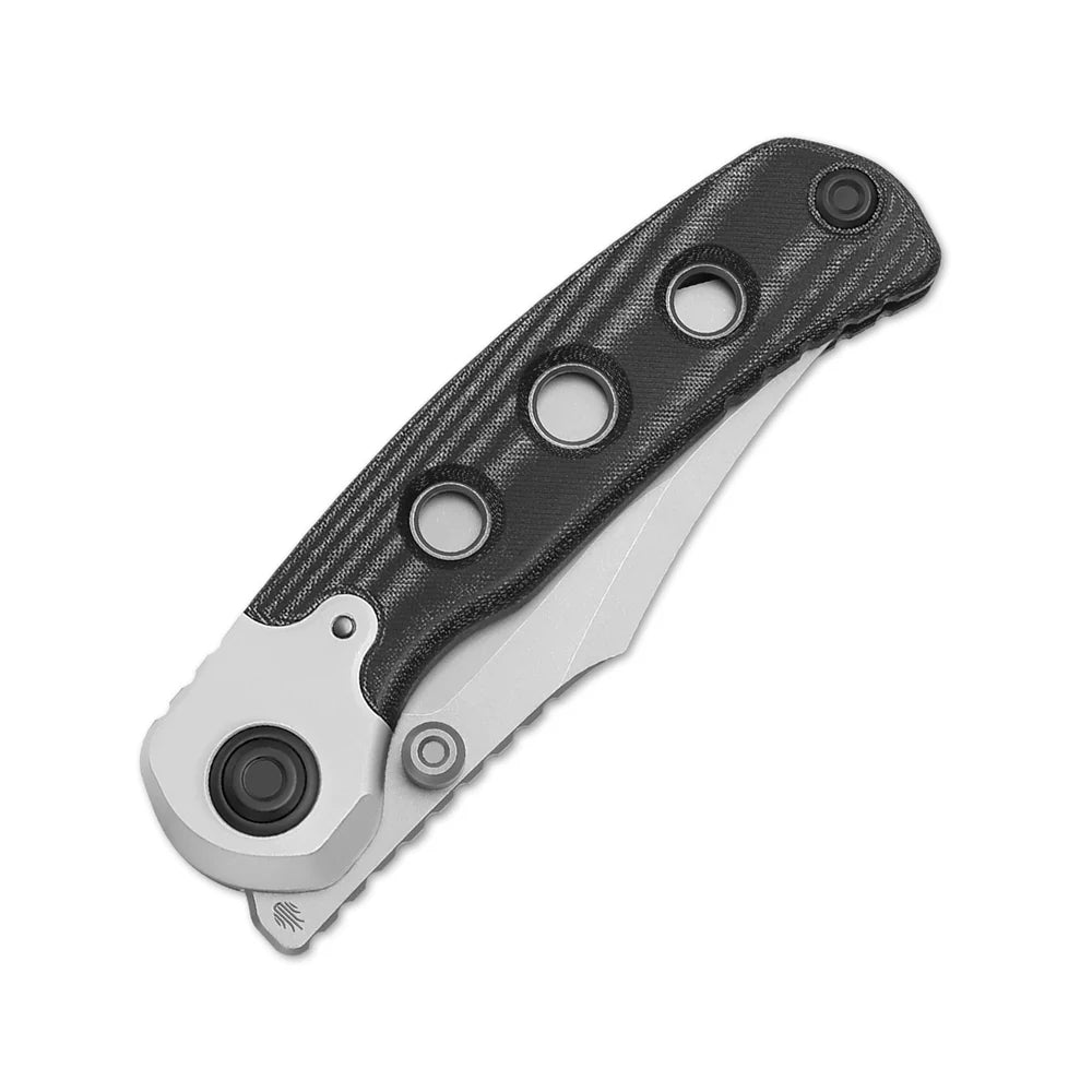 KIZER Pioneer Nitro-V blade Aluminum & Micarta Handle Liner Lock 3.2"