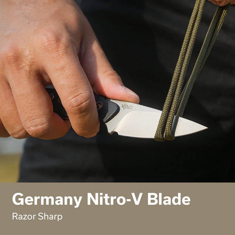 CIVIVI SŌKN Fixed Blade Knife G10 Handle Nitro-V Blade 2.82"